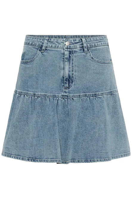 Hovedbilde SAINT TROPEZ - Polina Skirt Light Blue Denim
