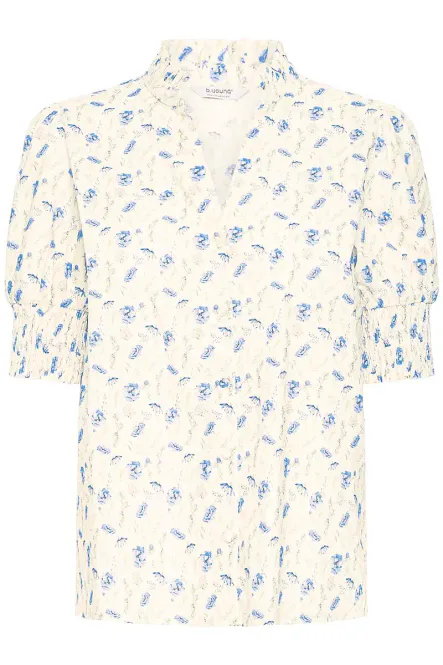 Hovedbilde B.YOUNG - Iunia Shirt Blue Wild Flowers