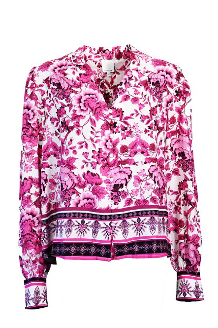 Hovedbilde ANE MONE - Flower Blouse Sangria Sunset