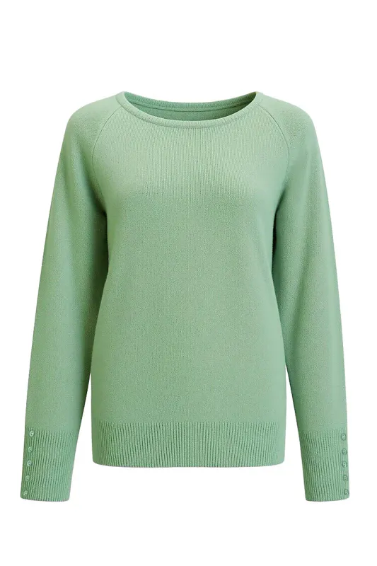 VANNUCCI - Ladie's Sweater Green