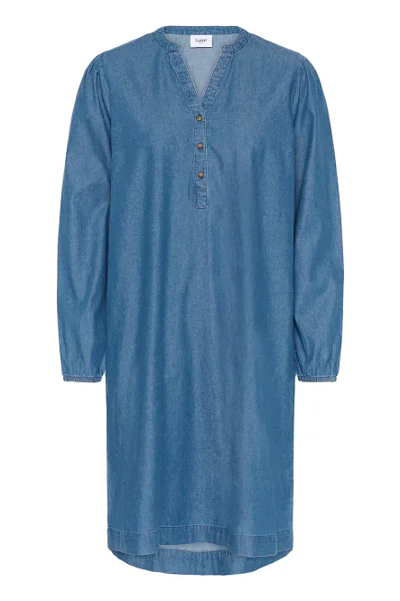 Hovedbilde SAINT TROPEZ - Ojetta Dress Medium Blue Denim