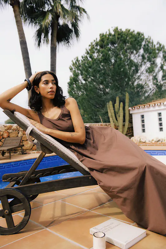 B.YOUNG - Sunnia Dress French Roast
