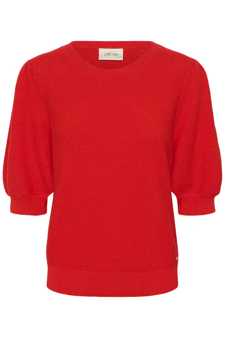 Hovedbilde CREAM - Sillar Knit Pullover High Risk Red