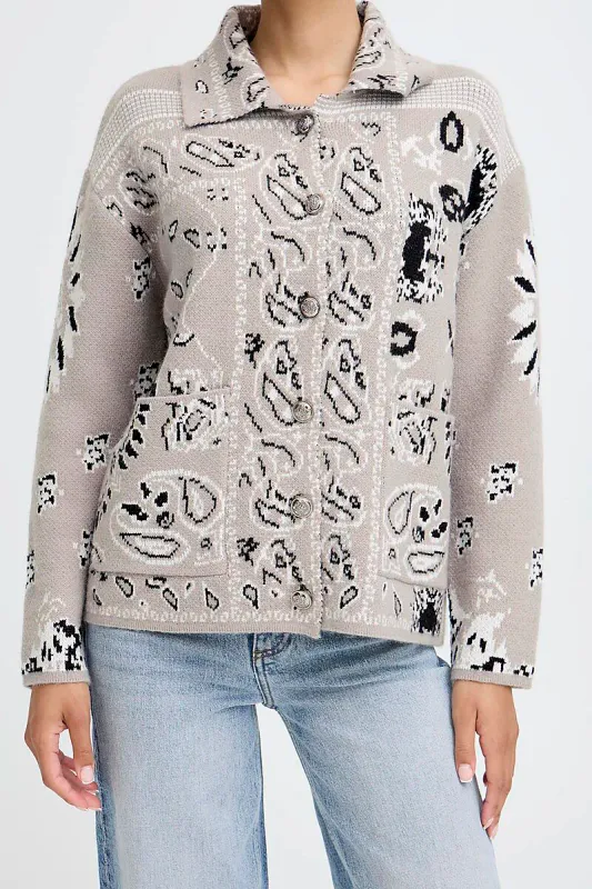 B.YOUNG - Maylis Cardigan String Paisley