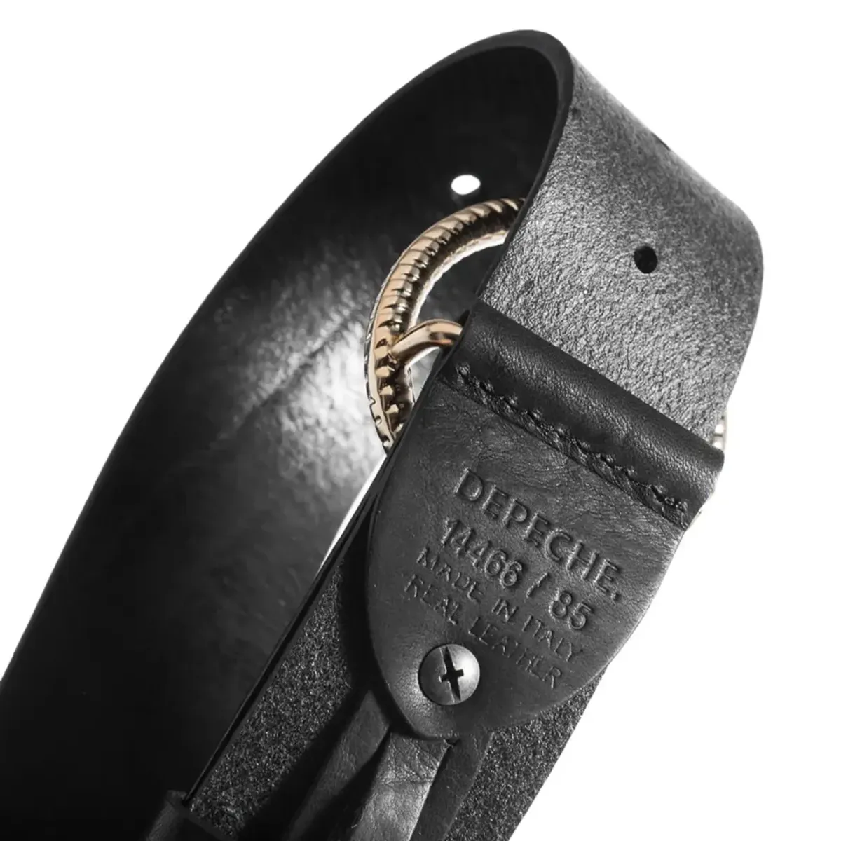 DEPECHE - Wide Belt Gold