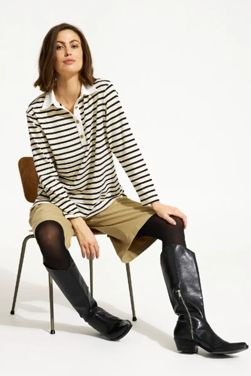 IN FRONT - Bluse Iris Nature