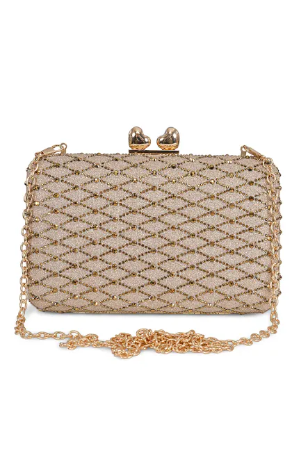 Hovedbilde HAUST - Pearl Party Bag Gold