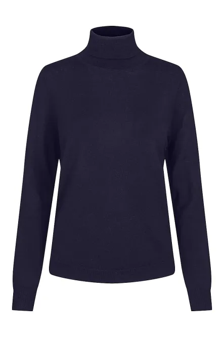 Hovedbilde HAUST - Merino Roll Neck Navy